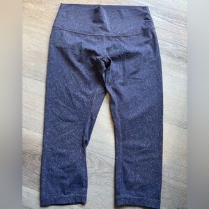 lululemon athletica Purple Speckled Crop Leggings